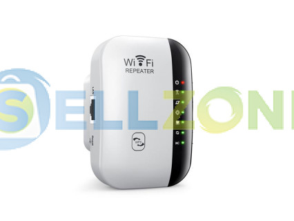 Ενισχυτής εμβέλειας WiFi Internet, λευκός επαναλήπτης με 7 φώτα – DD415